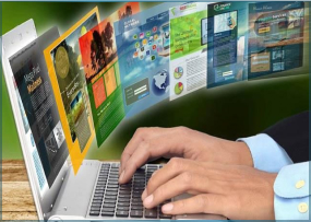 ноутбук с сайтами